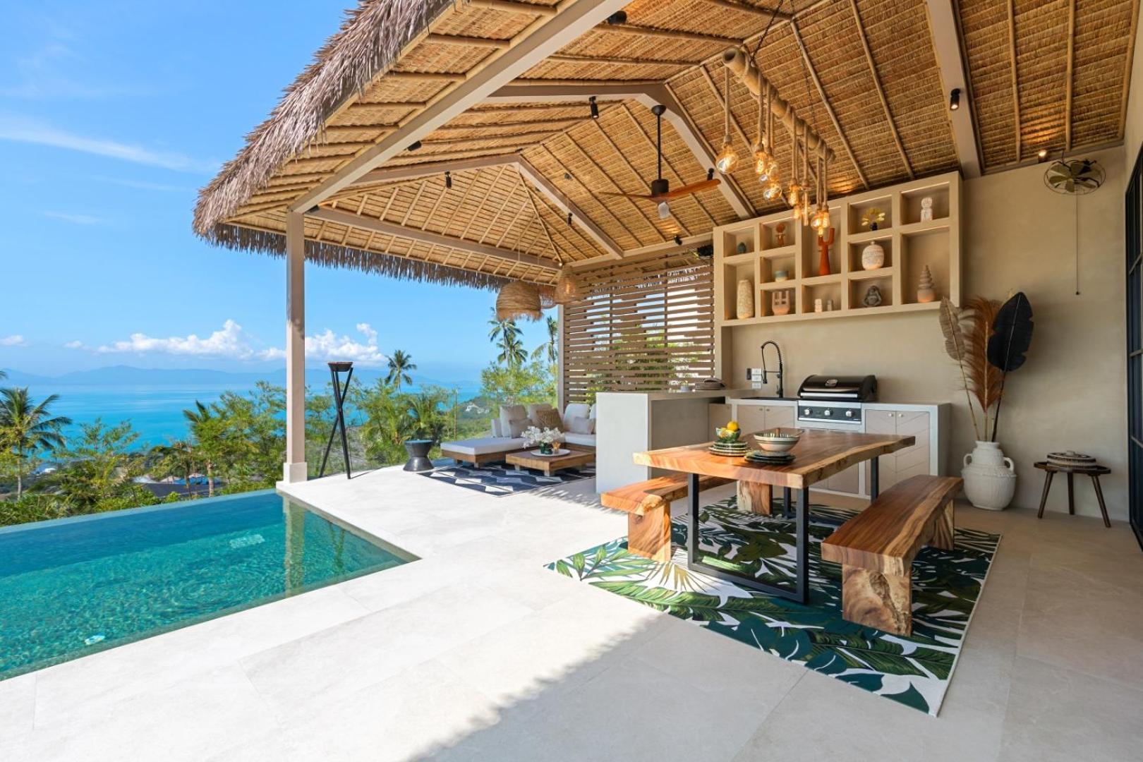 Wabi Sabi Tropical Seaview Villa Маенам Экстерьер фото