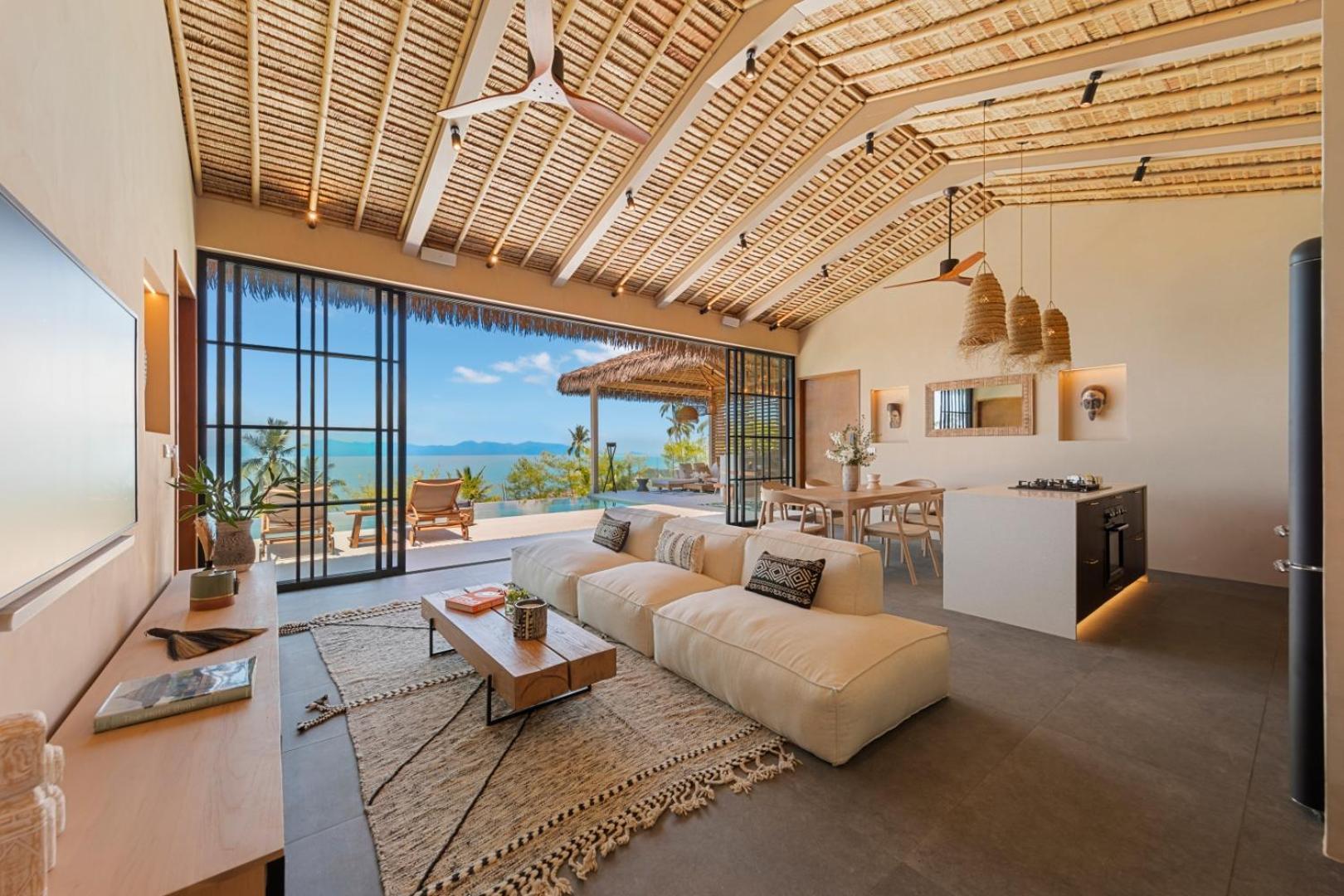 Wabi Sabi Tropical Seaview Villa Маенам Экстерьер фото