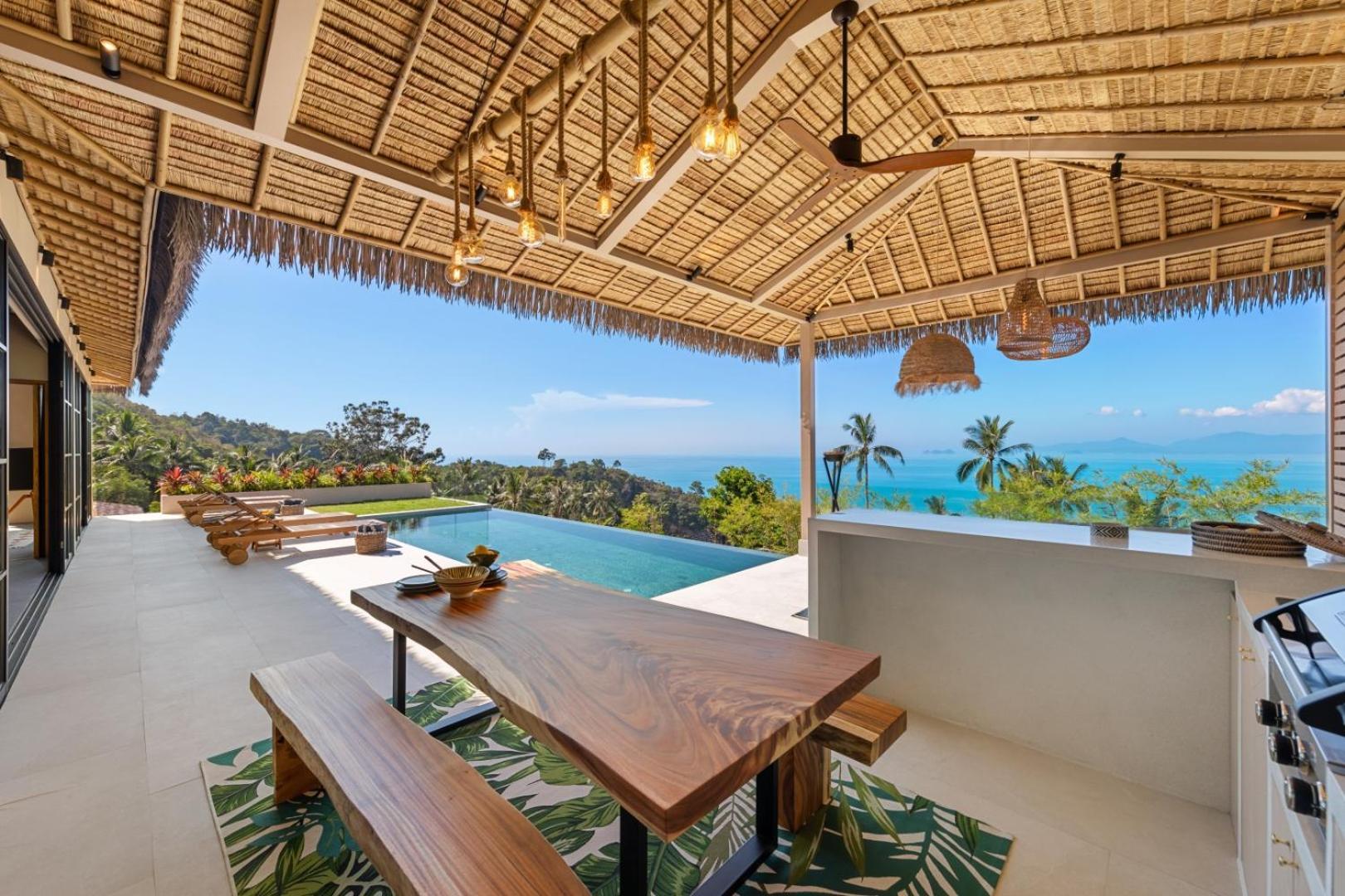 Wabi Sabi Tropical Seaview Villa Маенам Экстерьер фото