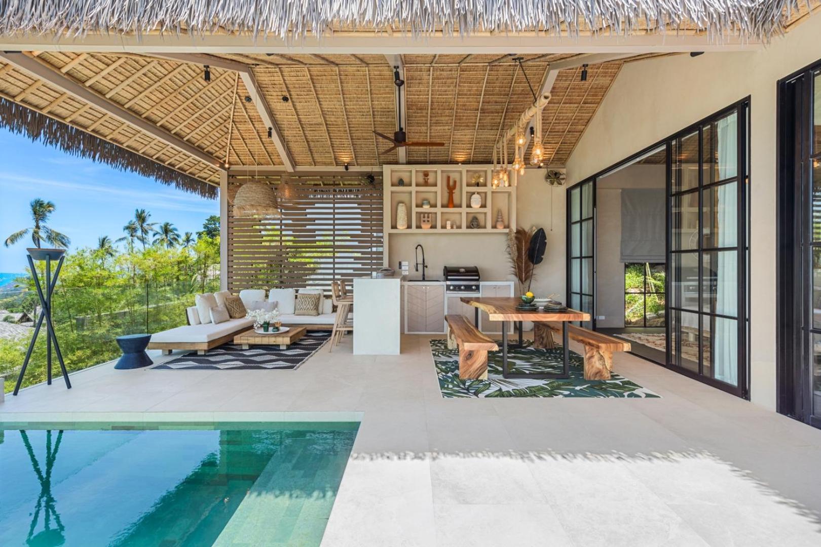 Wabi Sabi Tropical Seaview Villa Маенам Экстерьер фото