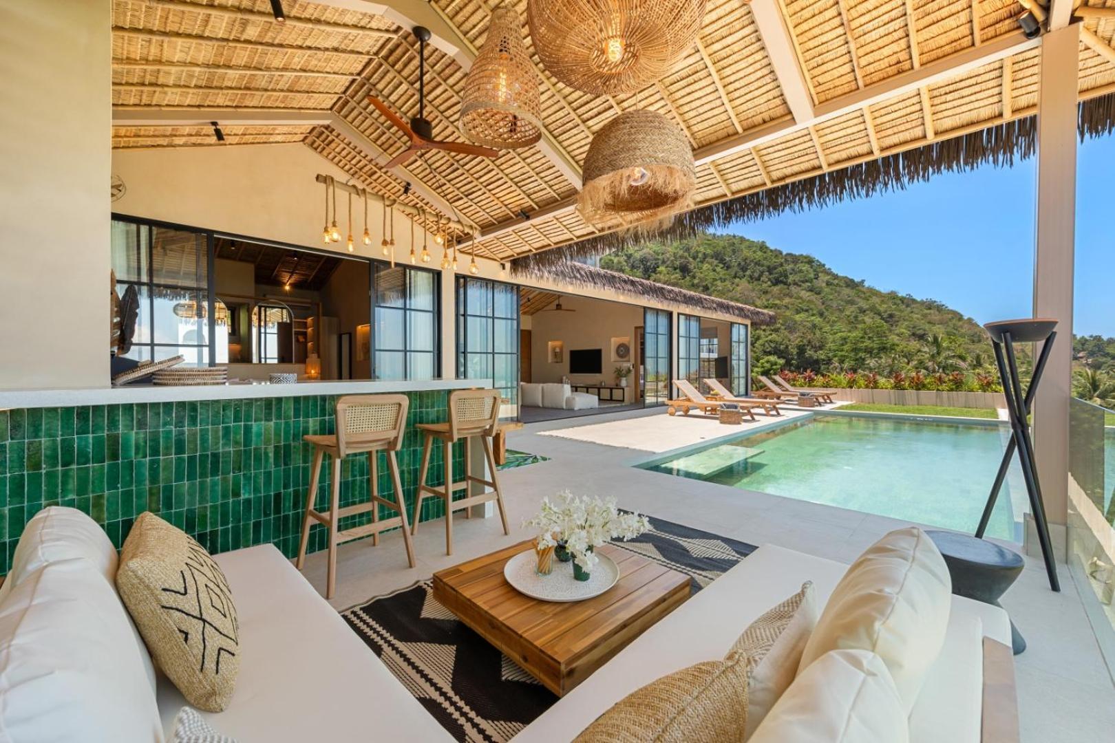 Wabi Sabi Tropical Seaview Villa Маенам Экстерьер фото